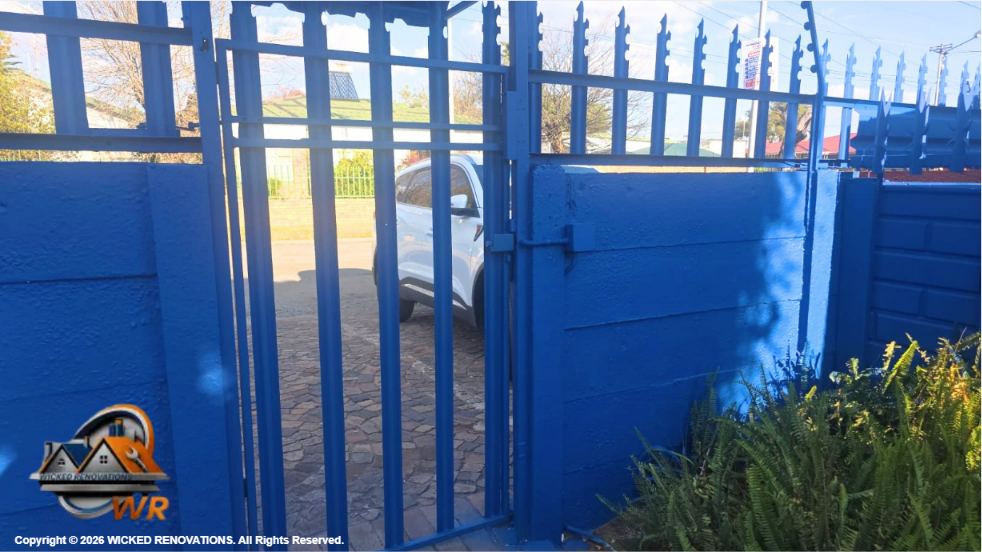 Daycare Renovation in Randfontein: Complete Repairs and Fresh Midnight Blue & Hacienda Paint Finish