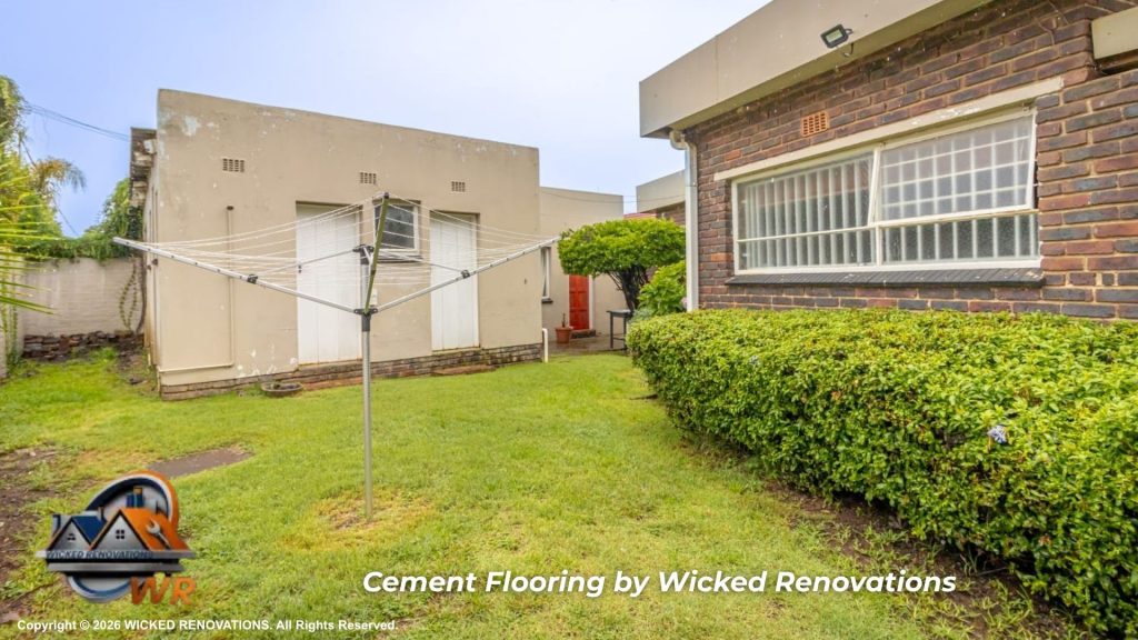 Cement Flooring by Wicked Renovations